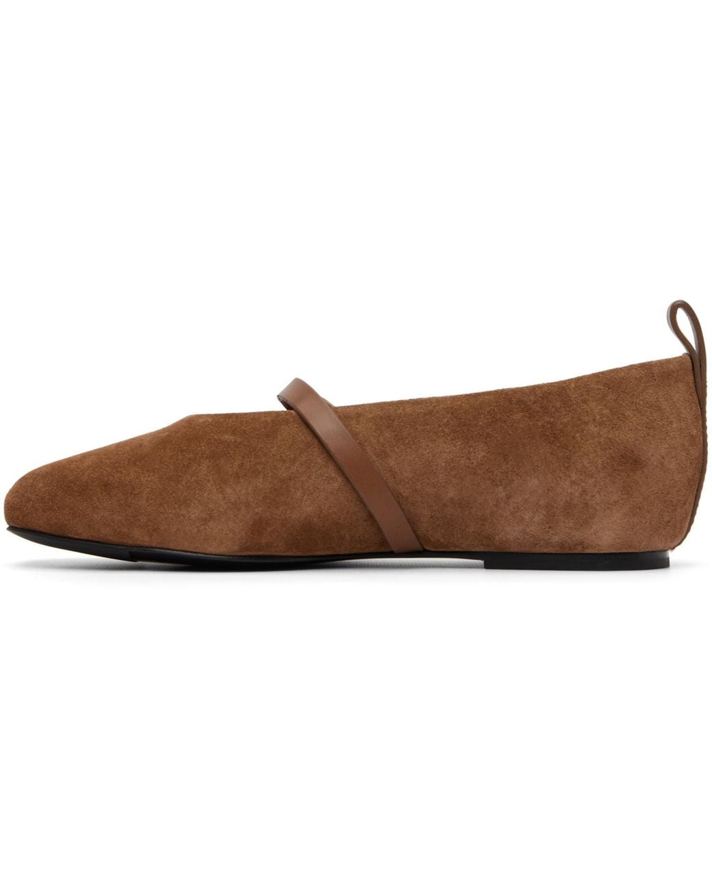 Rag & Bone Black Tan Spire Suede Mary Jane Flats