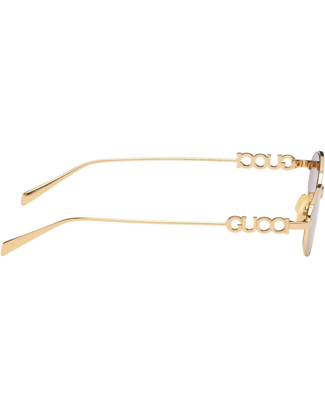 Gucci Pink Oval Frame Sunglasses