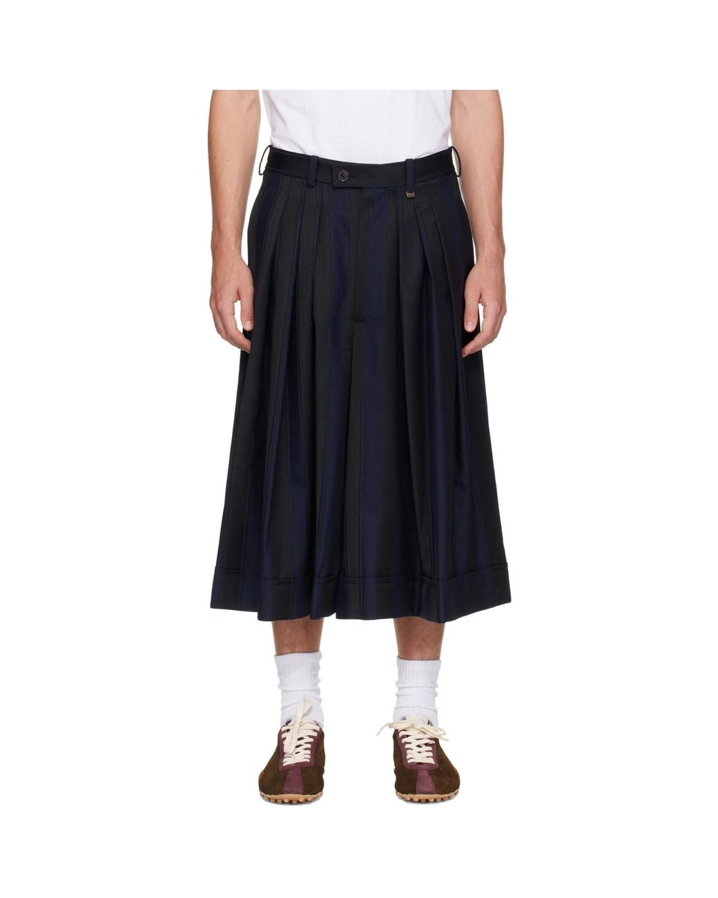 Vivienne Westwood Black Culottes Trousers for men