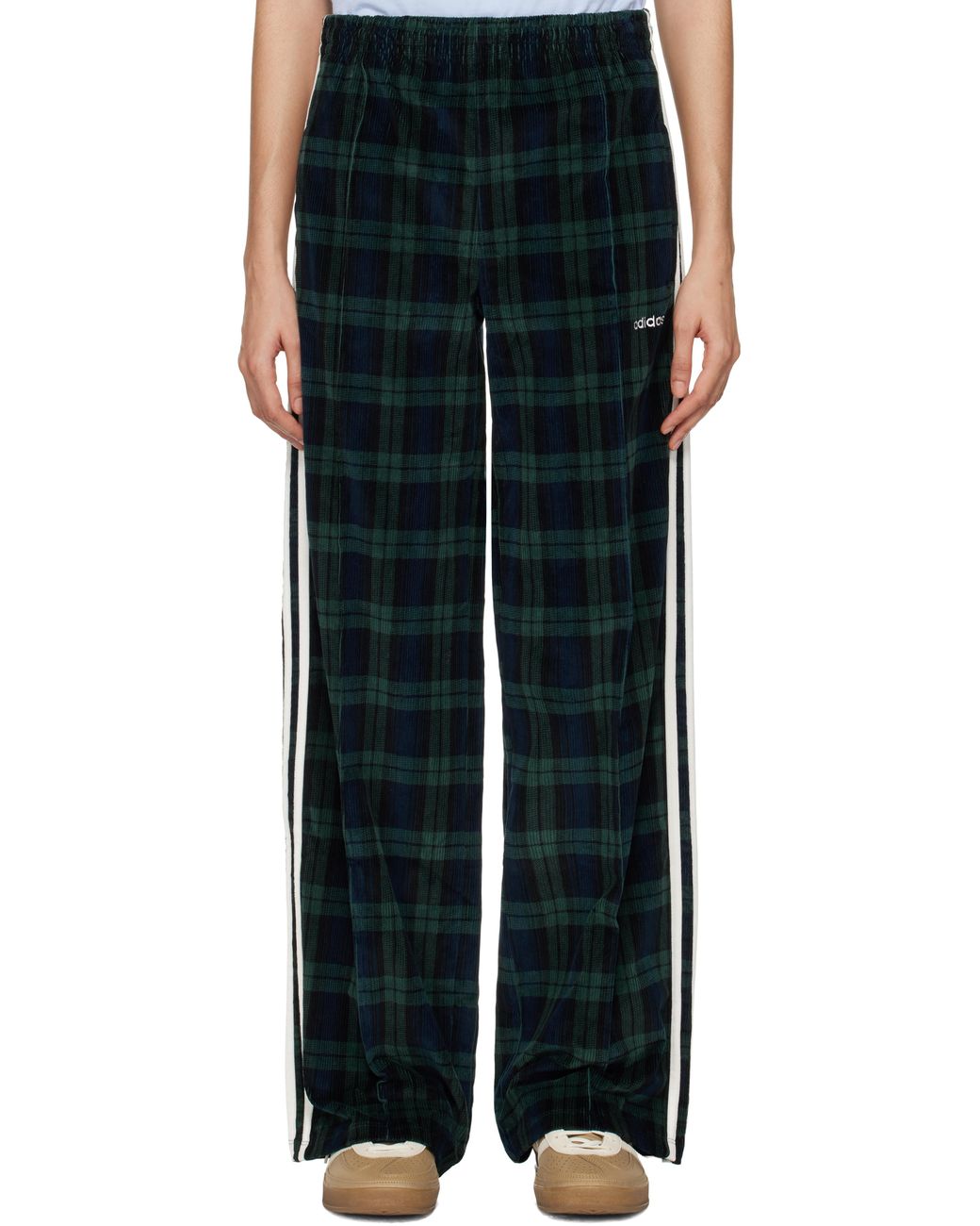 ★adidas originals★W CORDUROY TARTAN WIDE LEG PANTS★追跡可 ☆adidas originals☆W CORDUROY TARTAN WIDE LEG PANTS☆追跡可