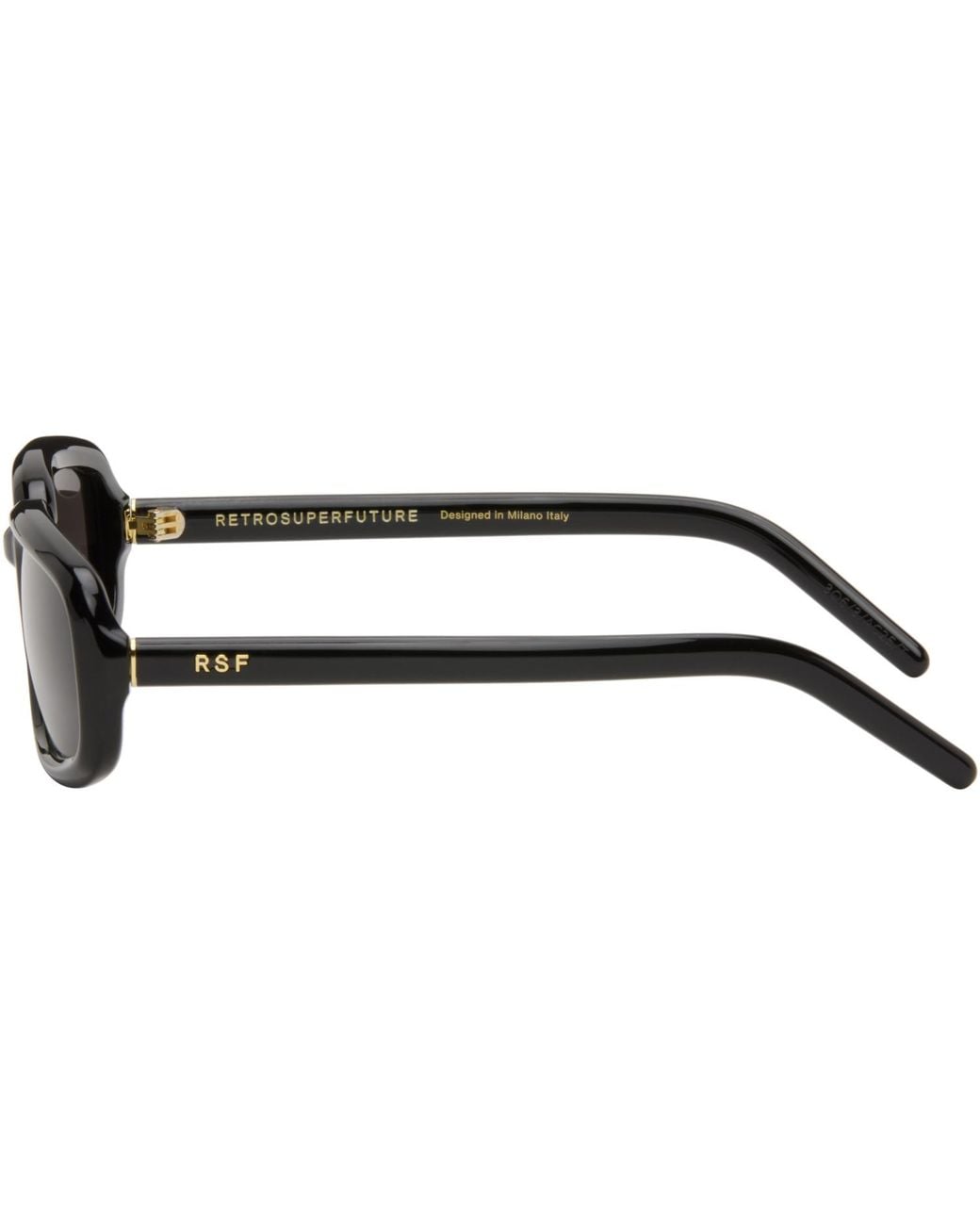 Retrosuperfuture Black Troll Sunglasses for men