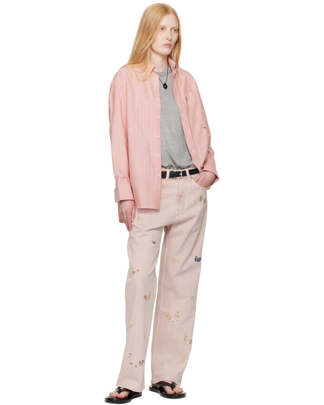 パンツ OUR LEGACY THIRD CUT / ROSE BUTTERFLY 28 Our Legacy - Third Cut Rose Butterfly