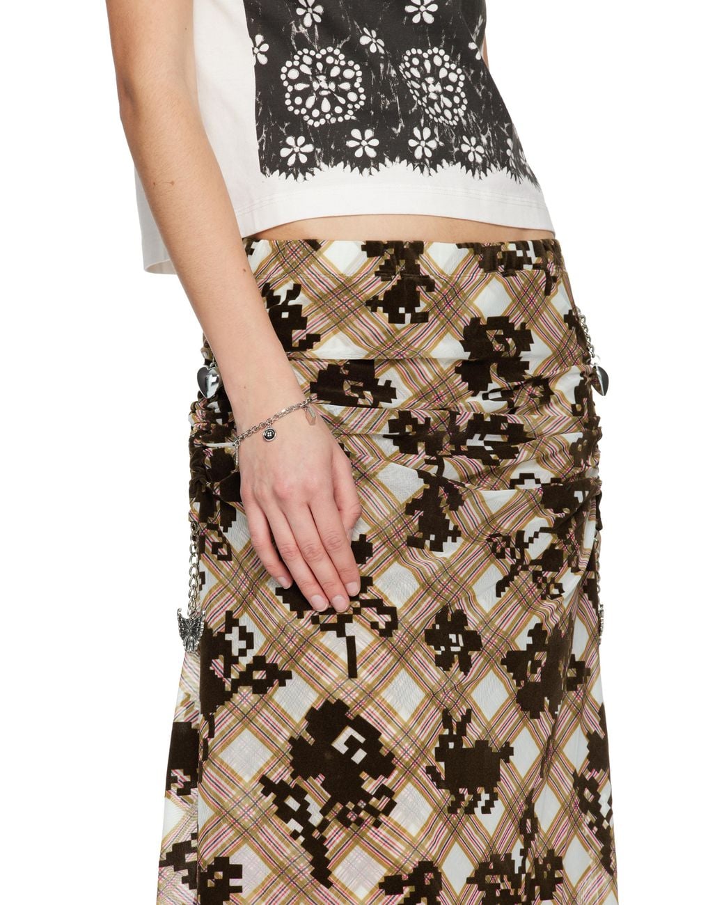 Marc Jacobs Black Button Charm Bracelet