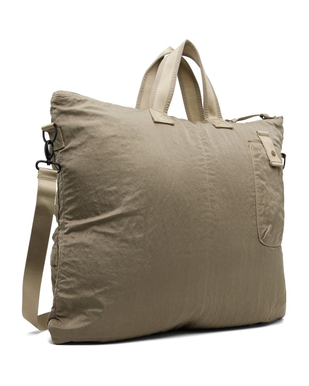 C P Company Multicolor Khaki Nylon B Lens Tote for men