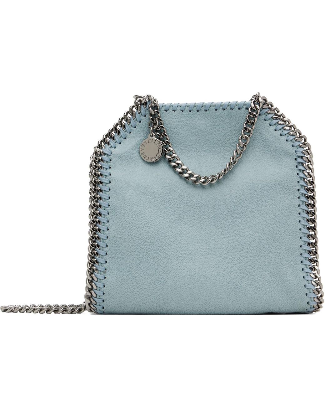 Stella McCartney Blue Falabella Tiny Shoulder Bag