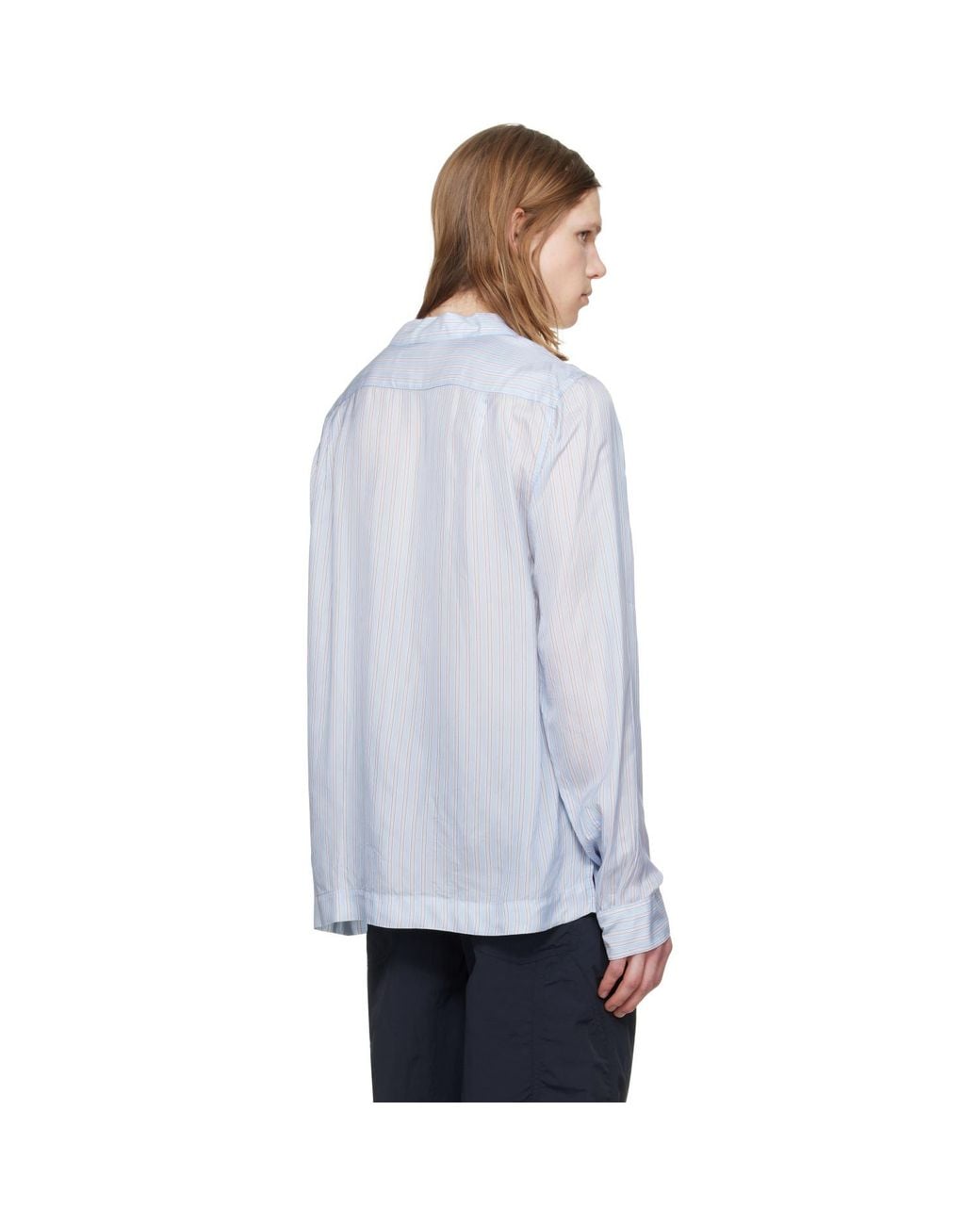 Dries Van Noten Black Semi-sheer Shirt for men