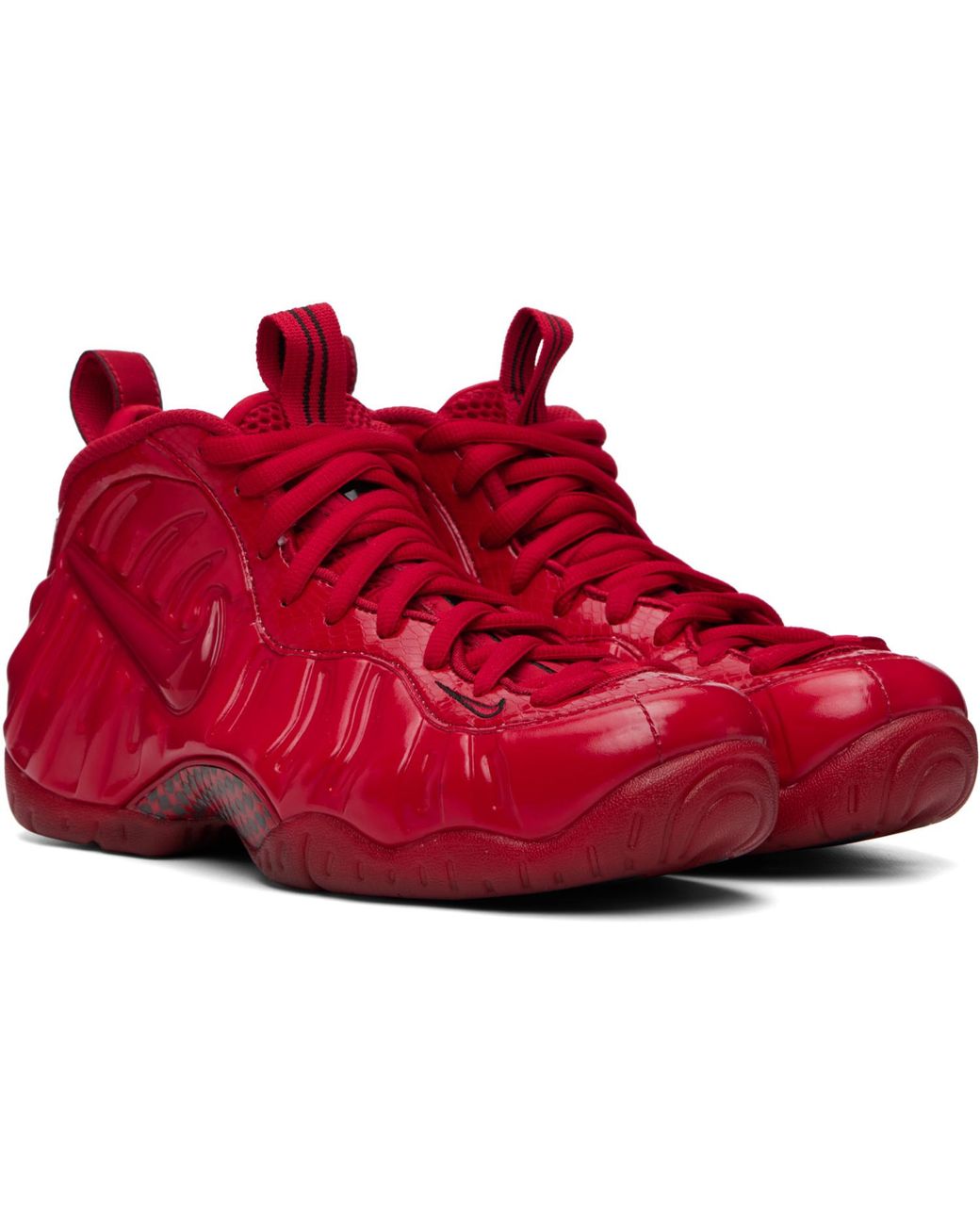 Nike Red Air Foamposite Pro Sneakers for men