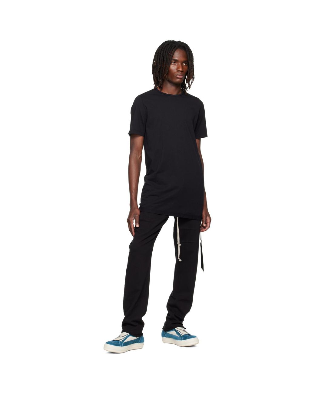 Rick Owens Black Tower Level T-Shirt for men