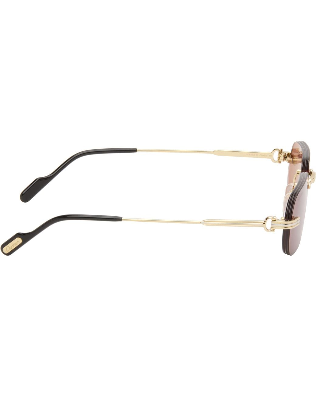 Cartier Black Exception 'Première De Sunglasses for men