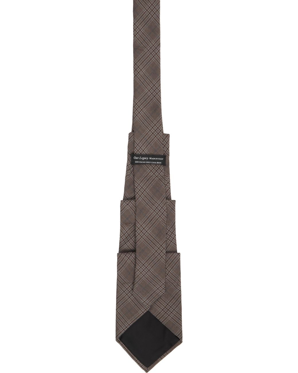 Our Legacy Pleated Tie in Black for Men | Lyst