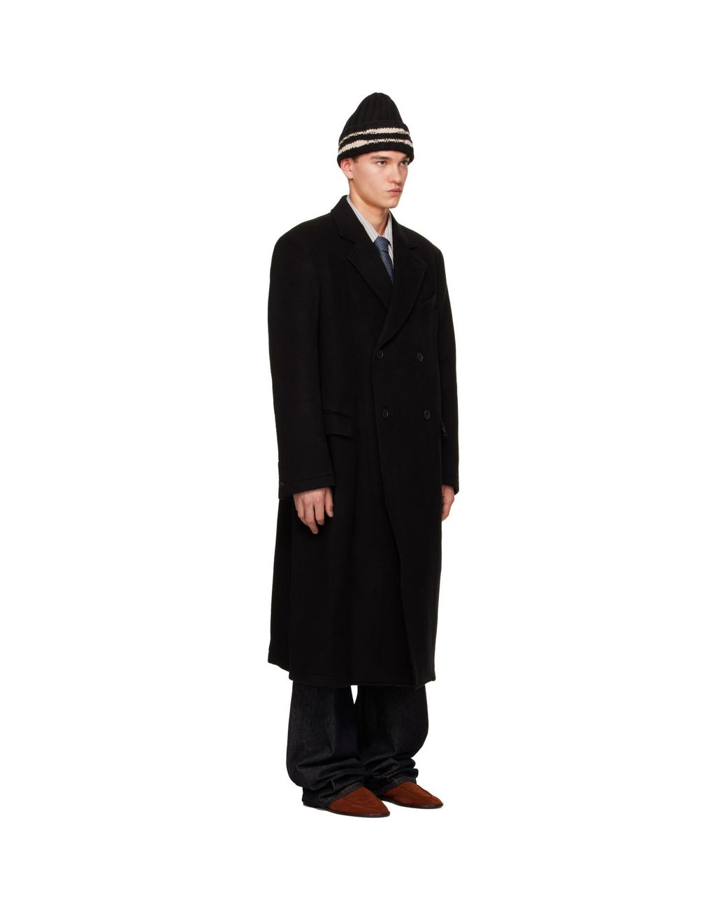 mfpen Black Conference Coat for men