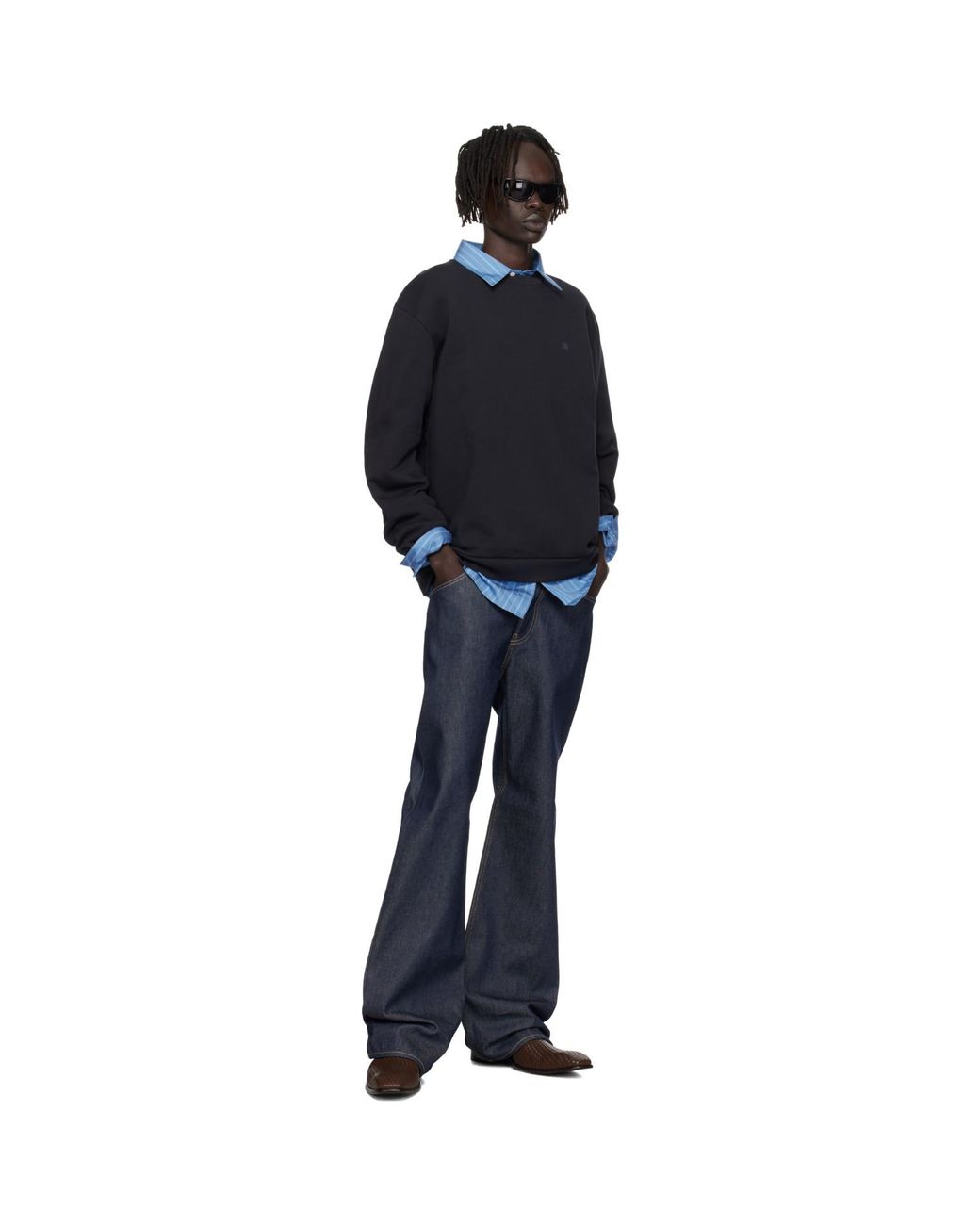 Acne Blue Regular Fit 2021M Jeans for men