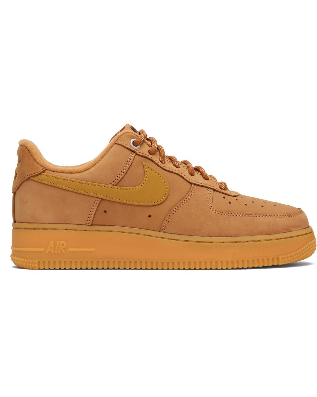 Nike Brown Tan Air Force 1 '07 Sneakers for men