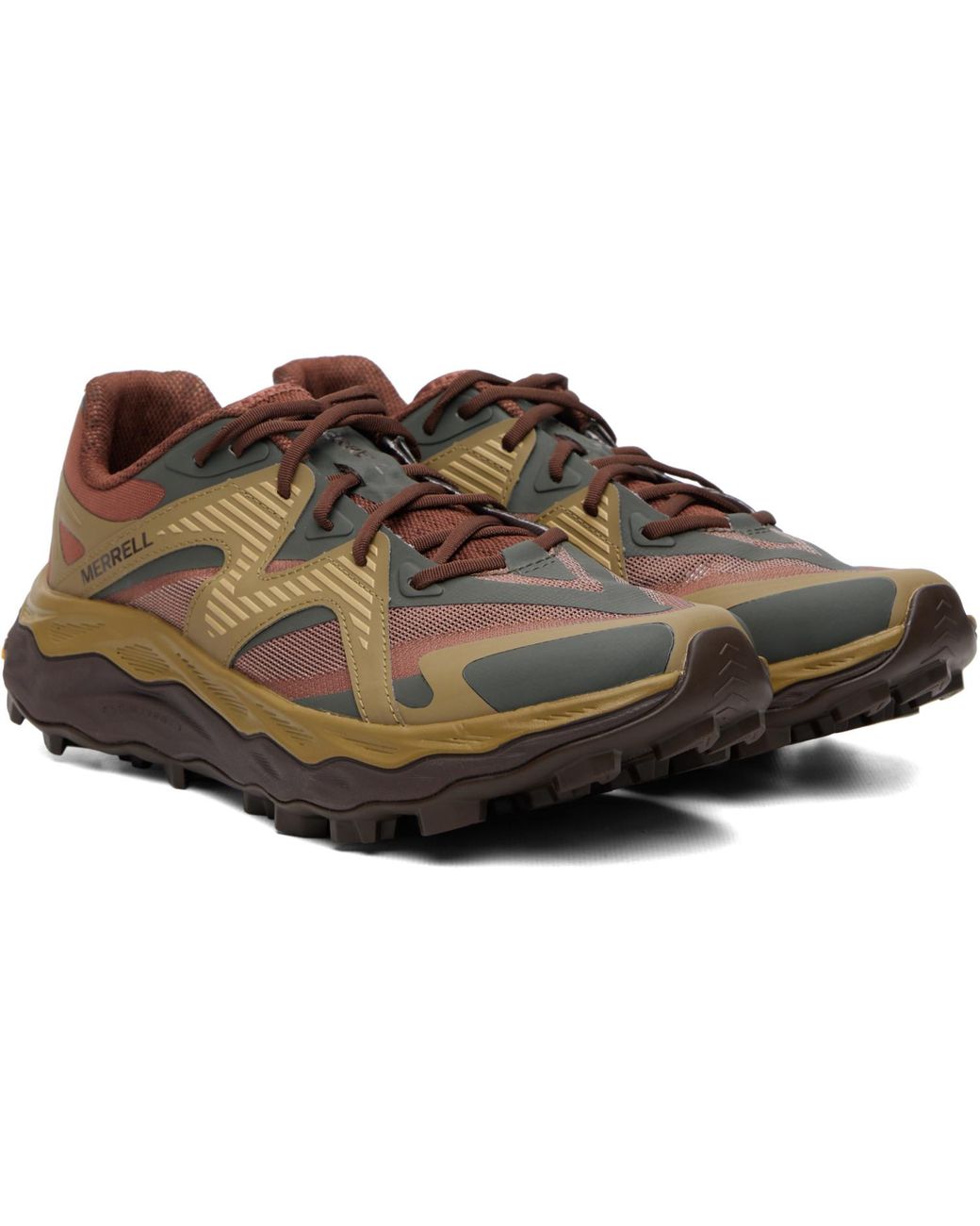 Merrell Brown Khaki Agility Peak 6 Sneakers for men