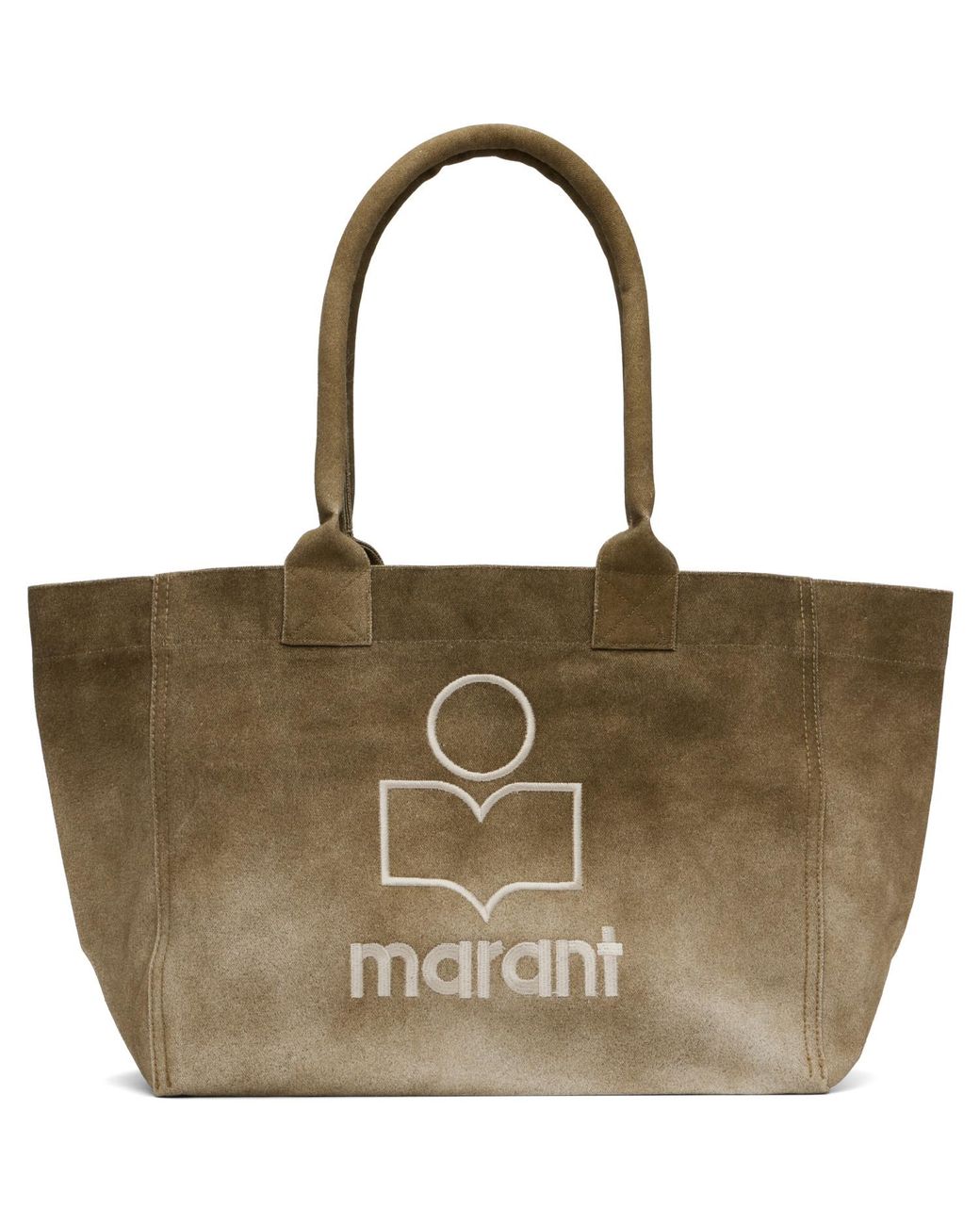 Isabel Marant Brown Khaki Yenky Small Tote