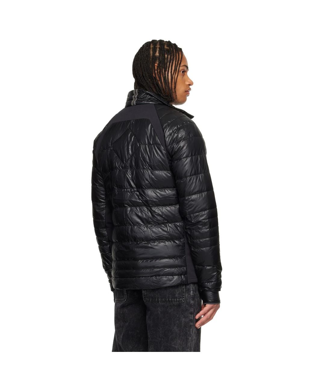 Canada Goose Black Hybridge Lite Down Jacket for men