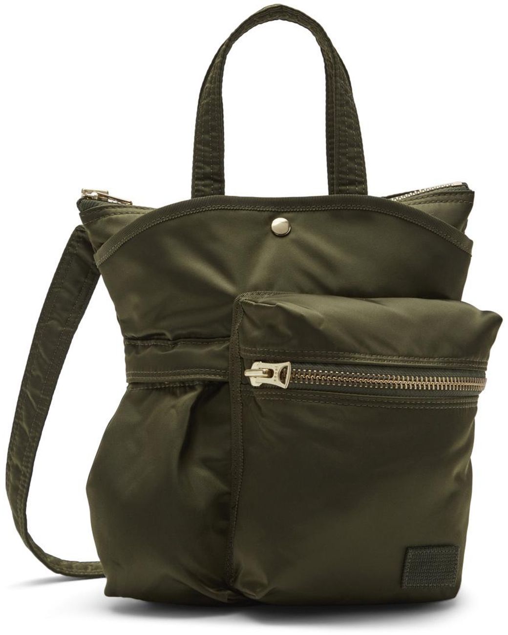 Sacai Synthetic Khaki Porter Edition Pocket Bag in Black for Men | Lyst