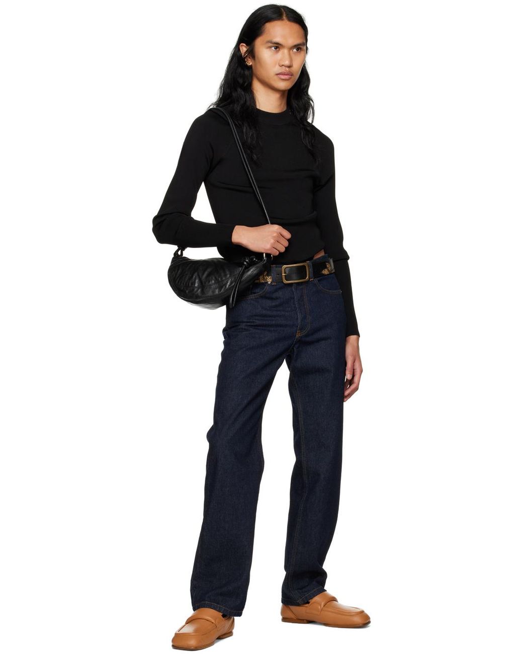 Dries Van Noten Black Knotted Pouch for Men | Lyst Canada