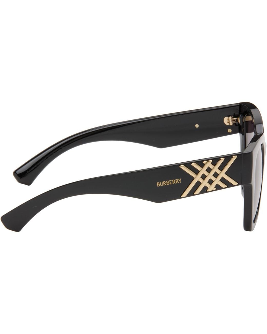 Burberry Gray Square Sunglasses