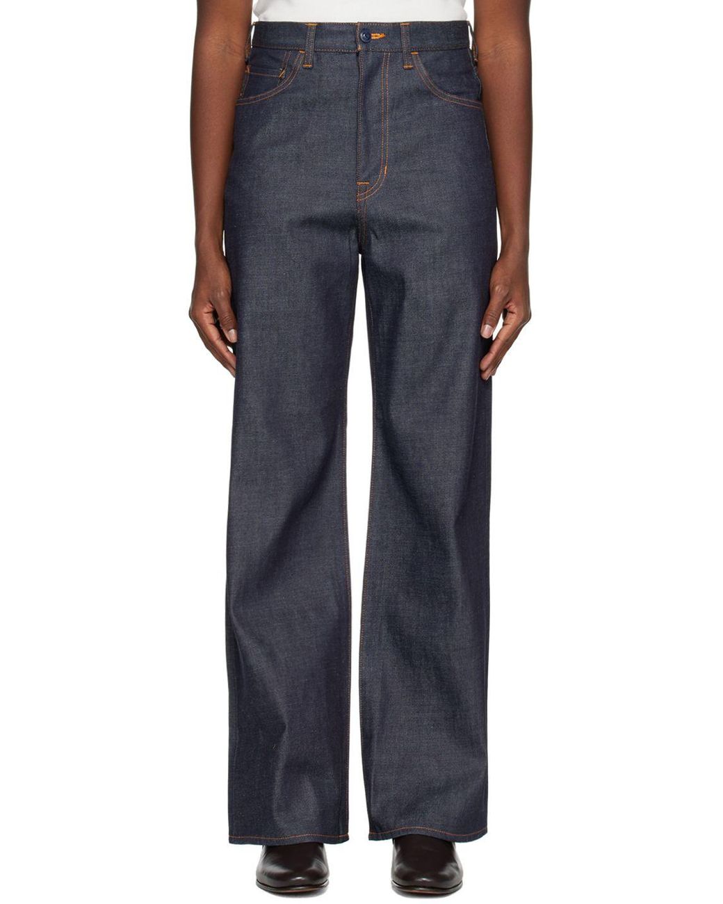 Sasquatchfabrix. Blue Flare Silhouette Jeans for Men | Lyst