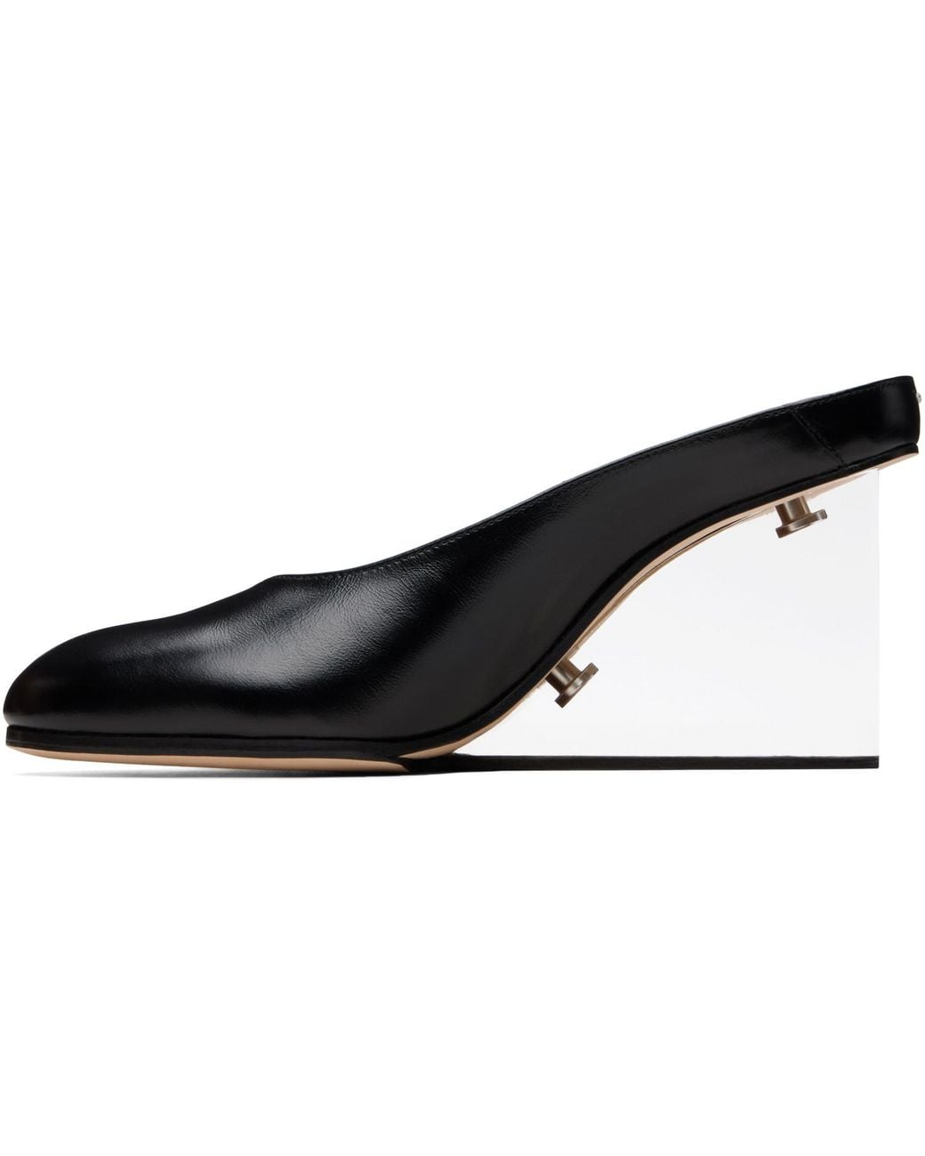 Maison Margiela Black Plexi Pump Mules