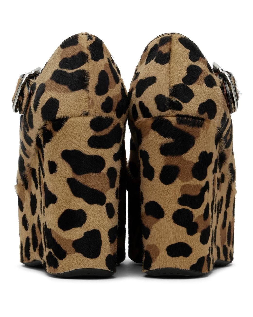 Alaïa Black Criss Cross Wedge Heels