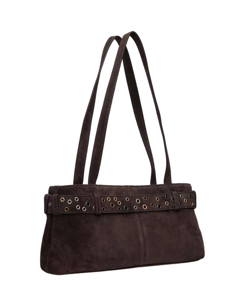 OSOI Black Shoulder Brocle Mini Bag