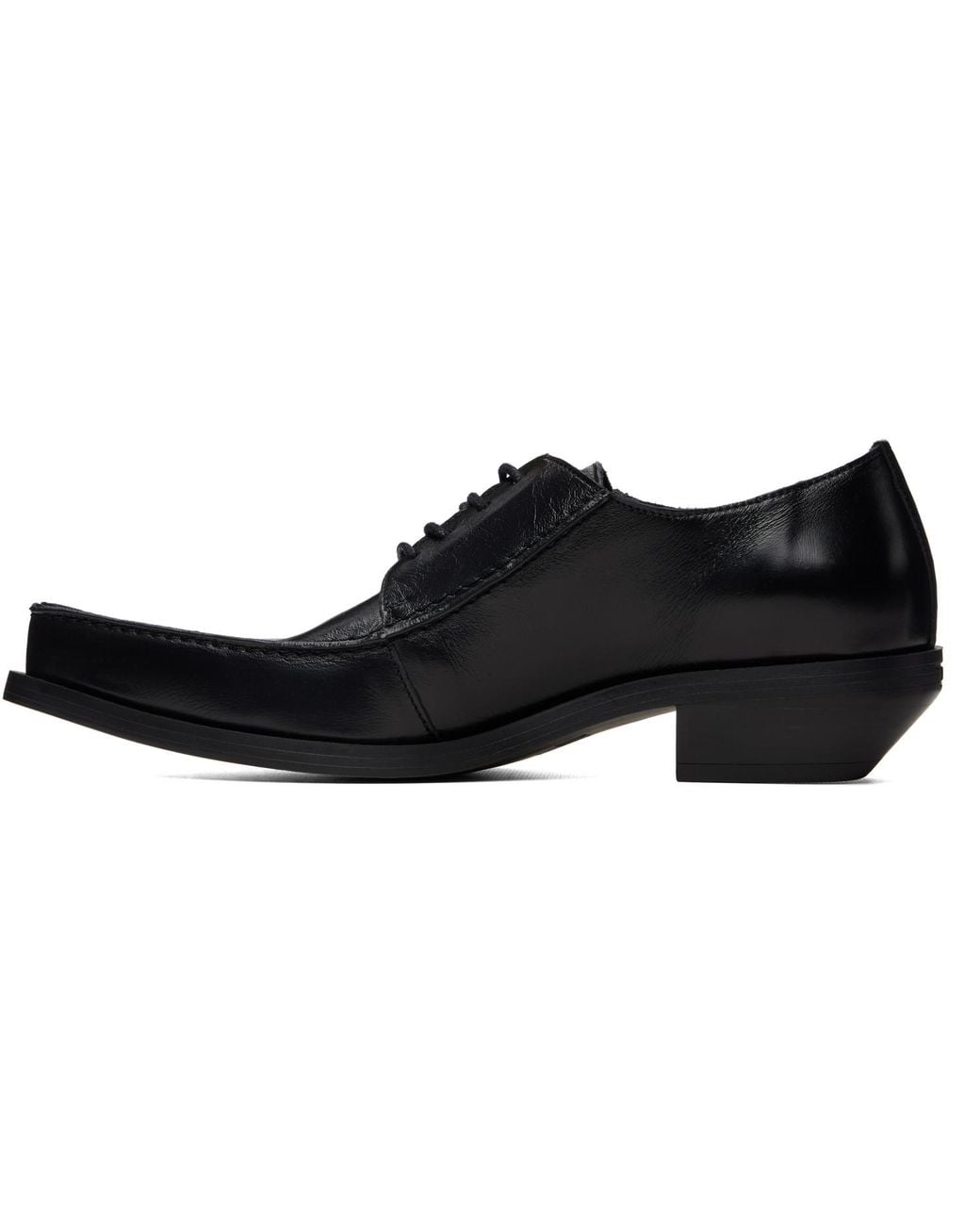 DIESEL Black D-Frido Derbys for men