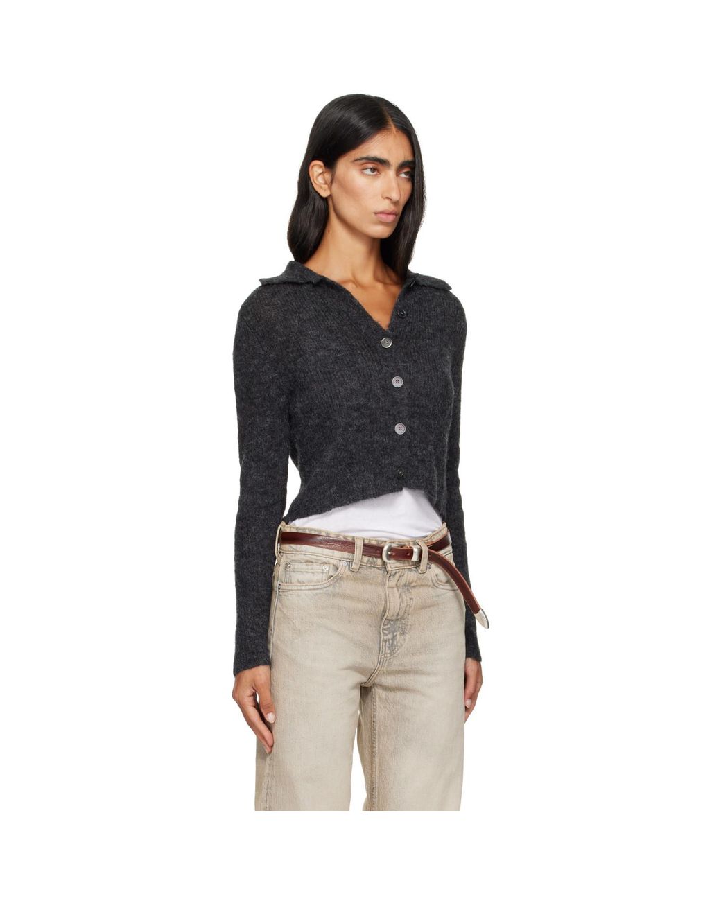 Our Legacy Black Mazzy Polo Cardigan