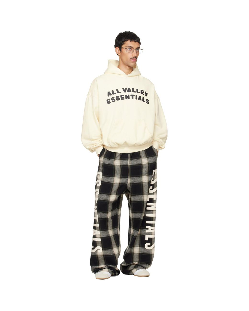 Fear Of God Black Flannel Lounge Pants for men