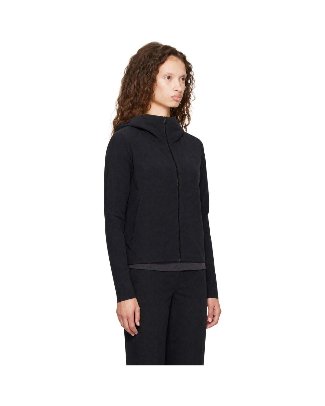 Veilance Black Focal Hoody Jacket