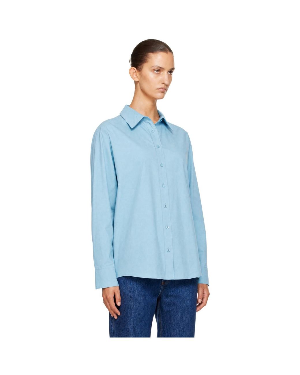 Still Here Blue Madison Button Down Shirt