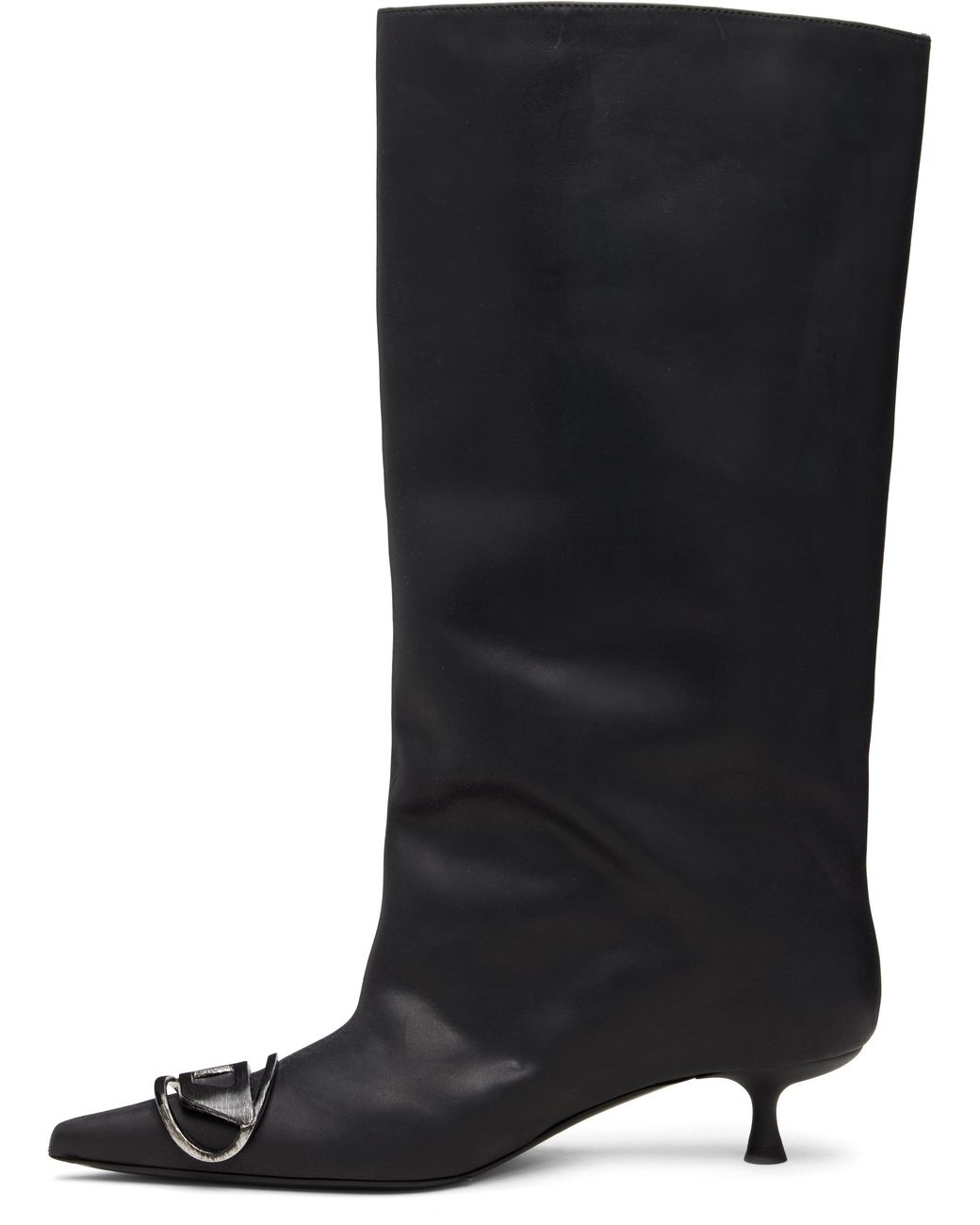 DIESEL D-Venus 40 Kb Tube Boots in Black | Lyst
