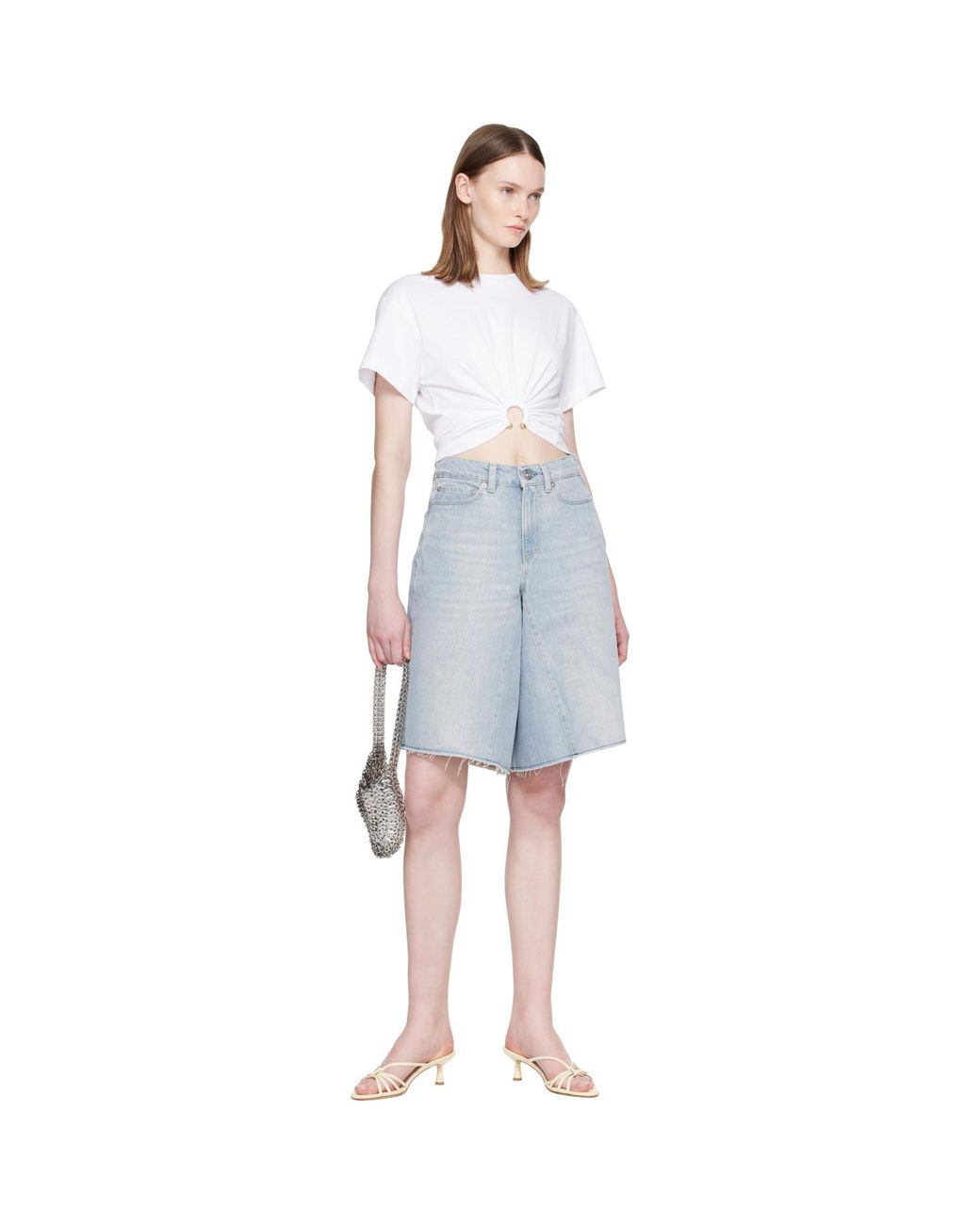 Rabanne White Piercing T-Shirt