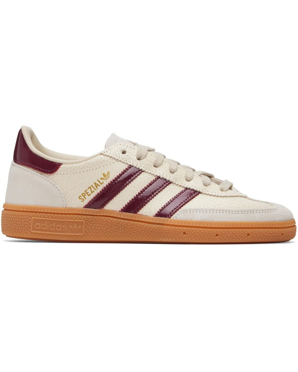 Adidas Originals Pink Off- & Burgundy Handball Spezial Sneakers