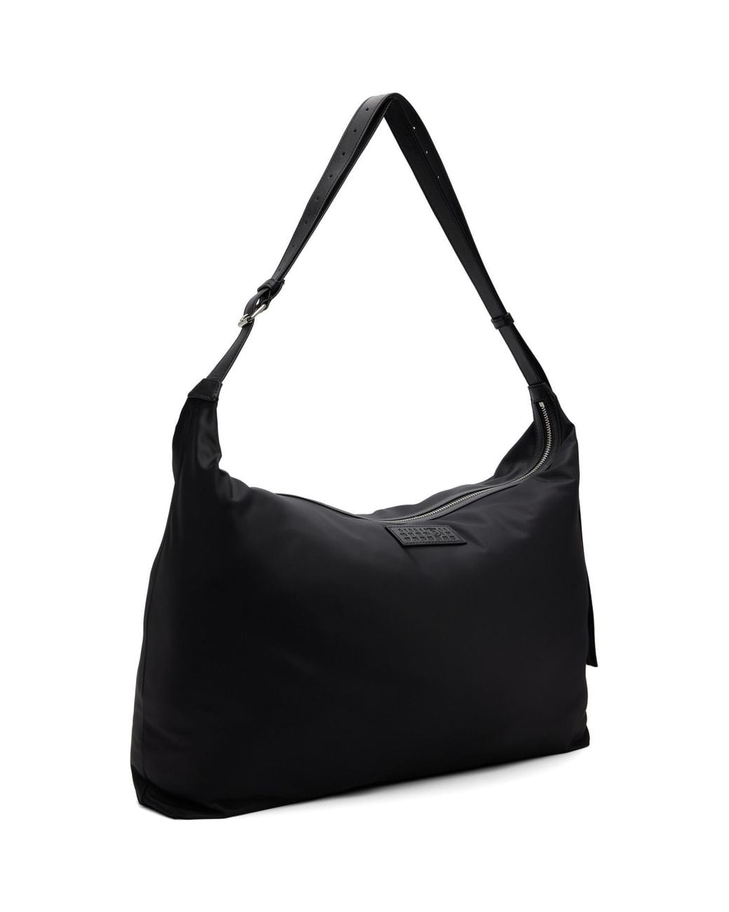 MM6 by Maison Margiela Black Nylon Twill Crossbody Bag for men