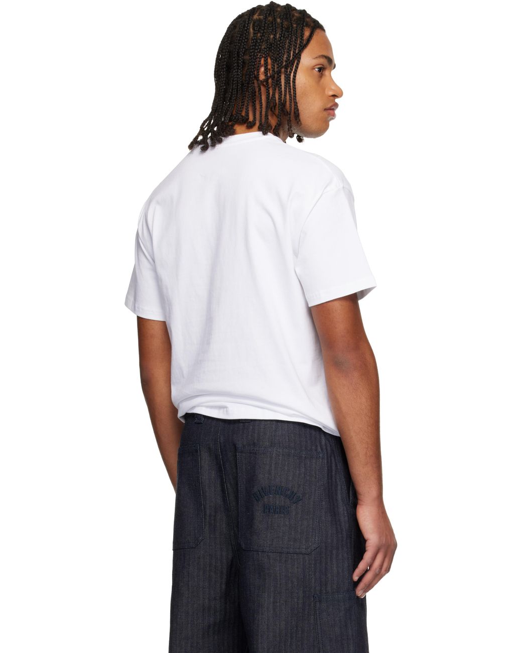 Givenchy White Paris' Embroidery T-Shirt for men