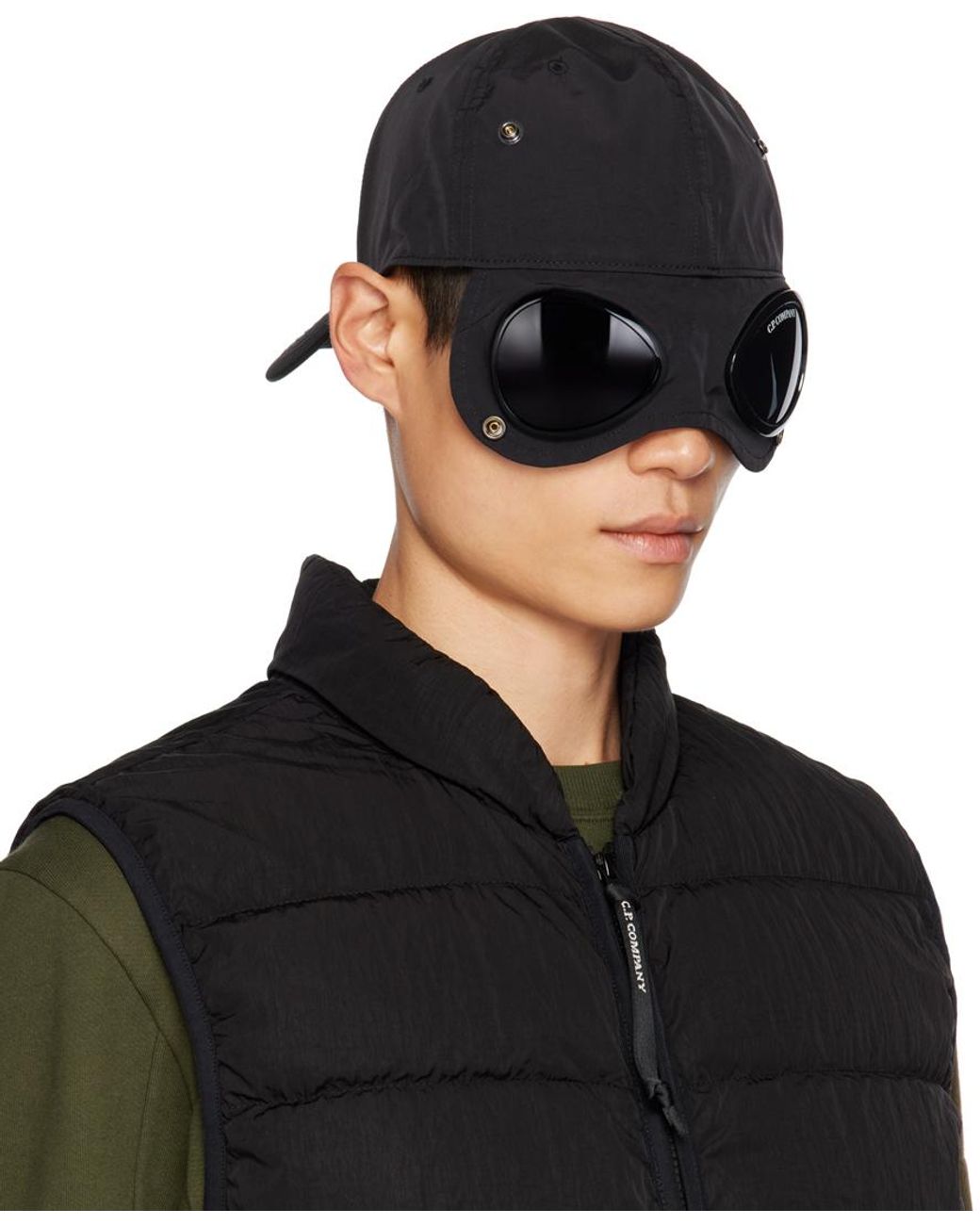 Cp company goggle baseball cap deals