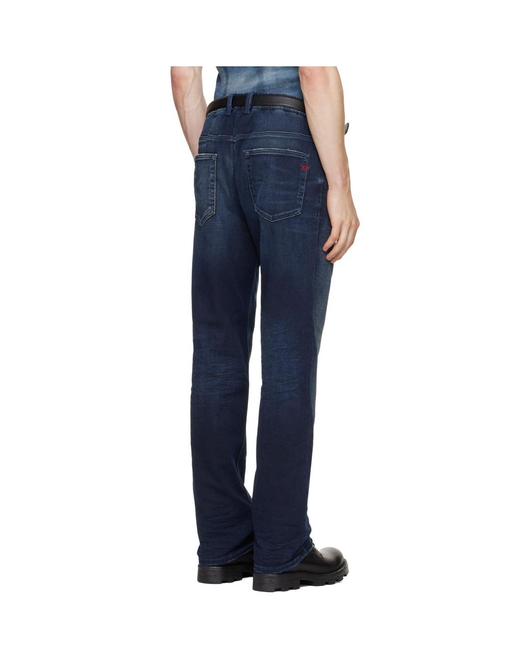 DIESEL Blue Regular Regular Waist 2090 D-Veekley Jogg Jeans for men