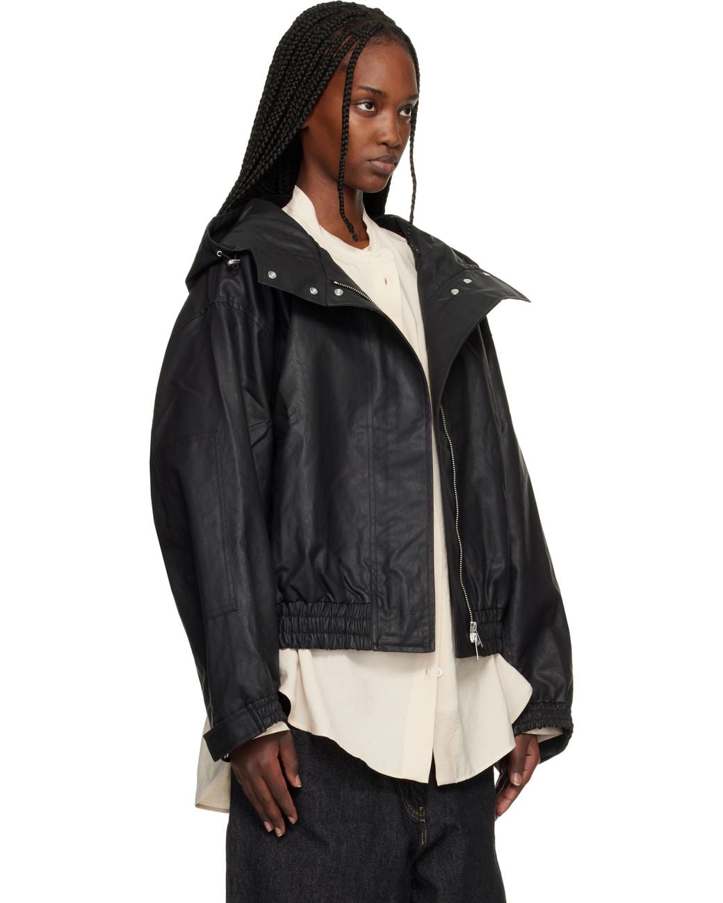 Studio Nicholson Black Cabot Jacket