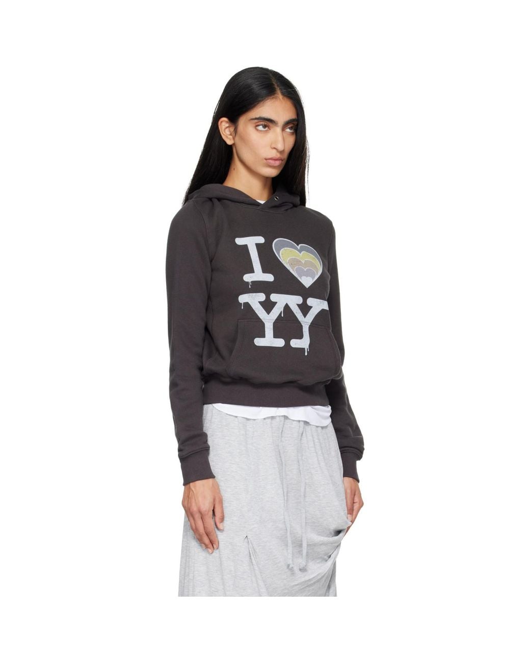 OPEN YY Black 'I Love Yy' Hoodie