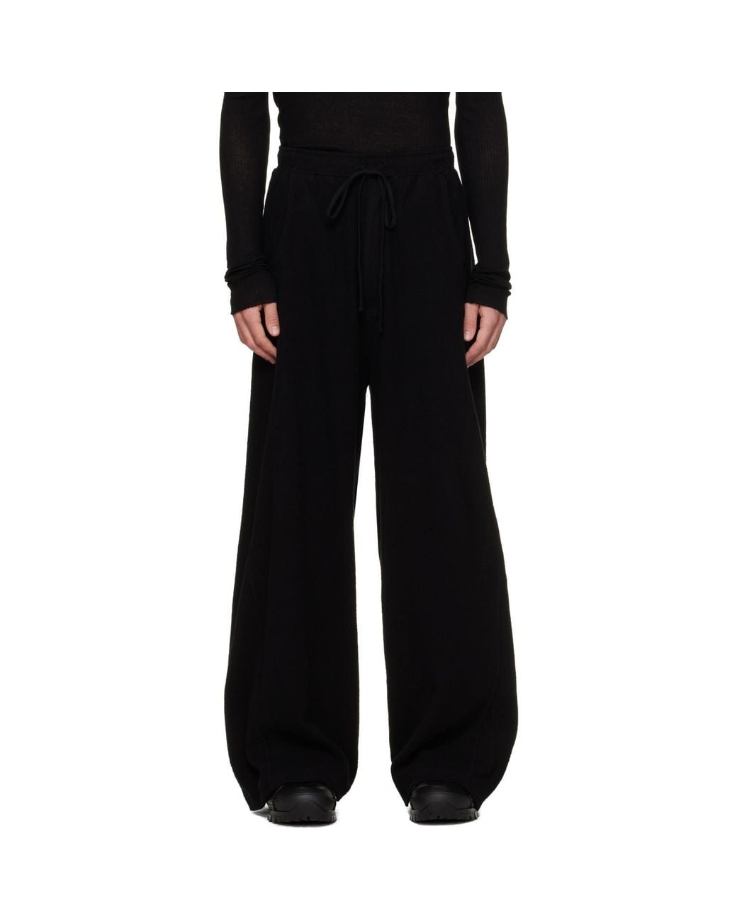 Julius Black Dk Wide Sweatpants for men