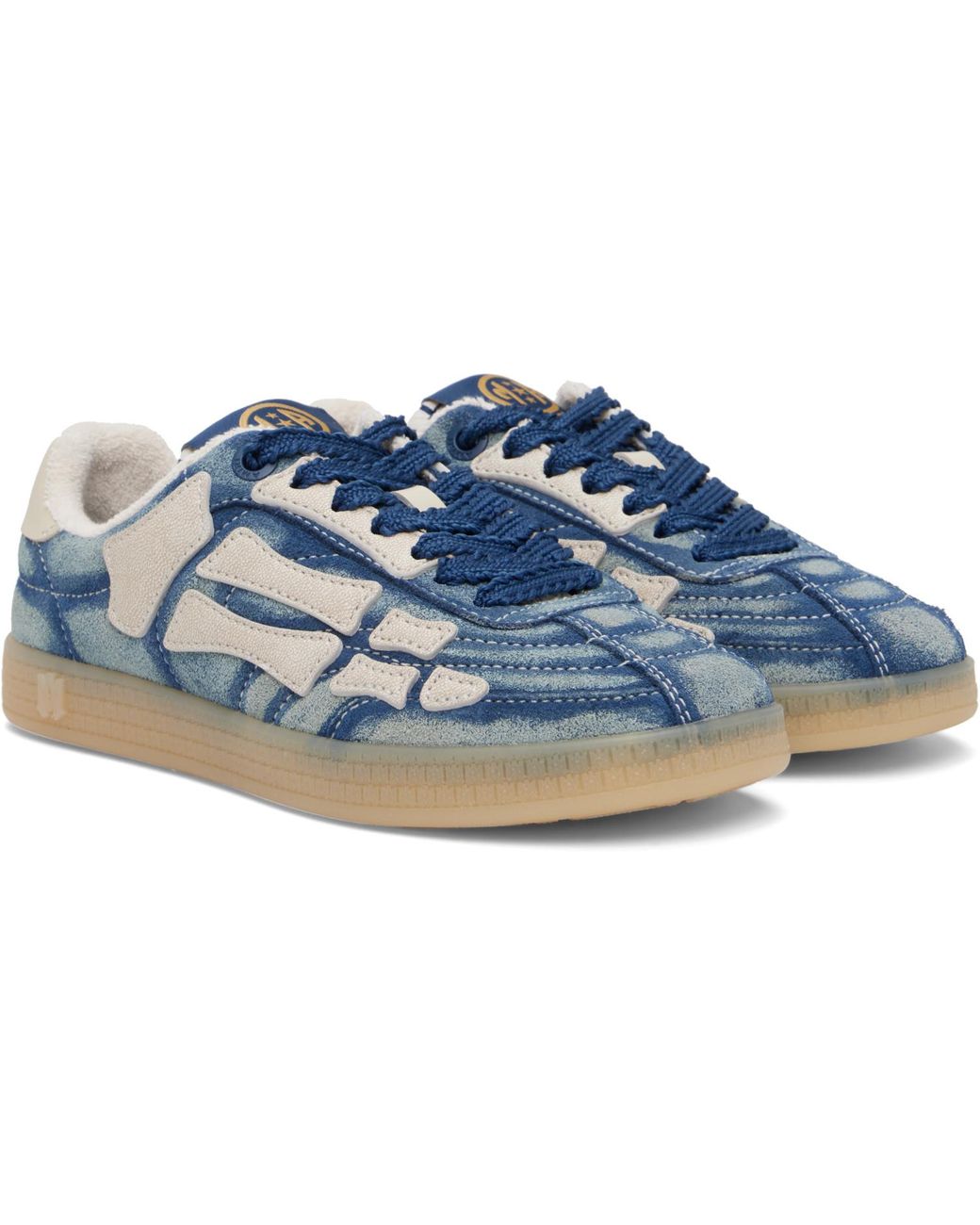 Amiri Blue Pacific Football Sneakers