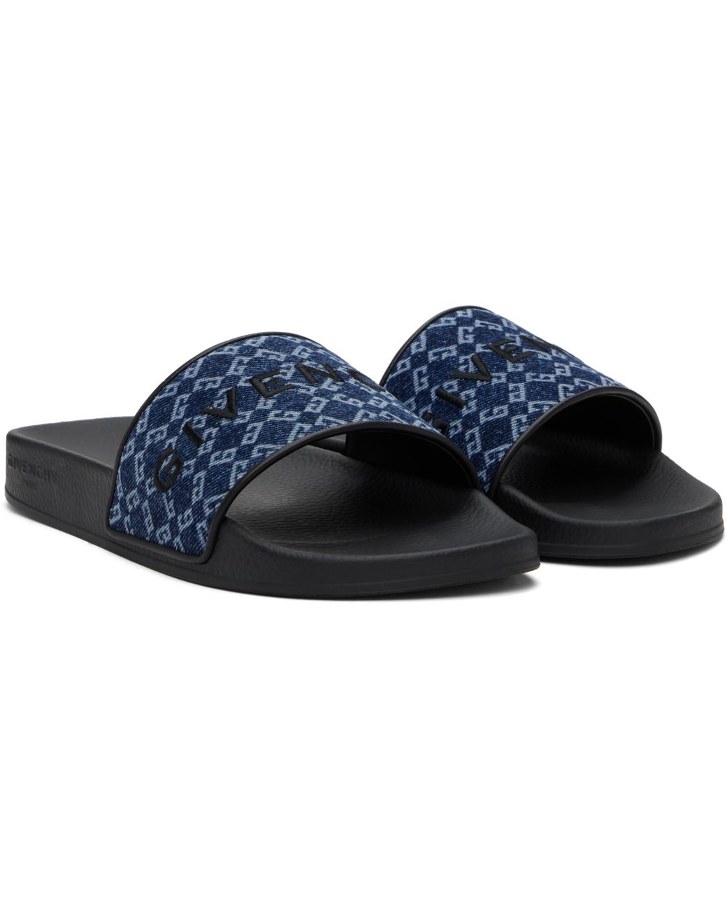 【Givenchy】ブラック Monogram 72 プールスライド Givenchy】ブラック Monogram 72 プールスライド Givenchy Slide