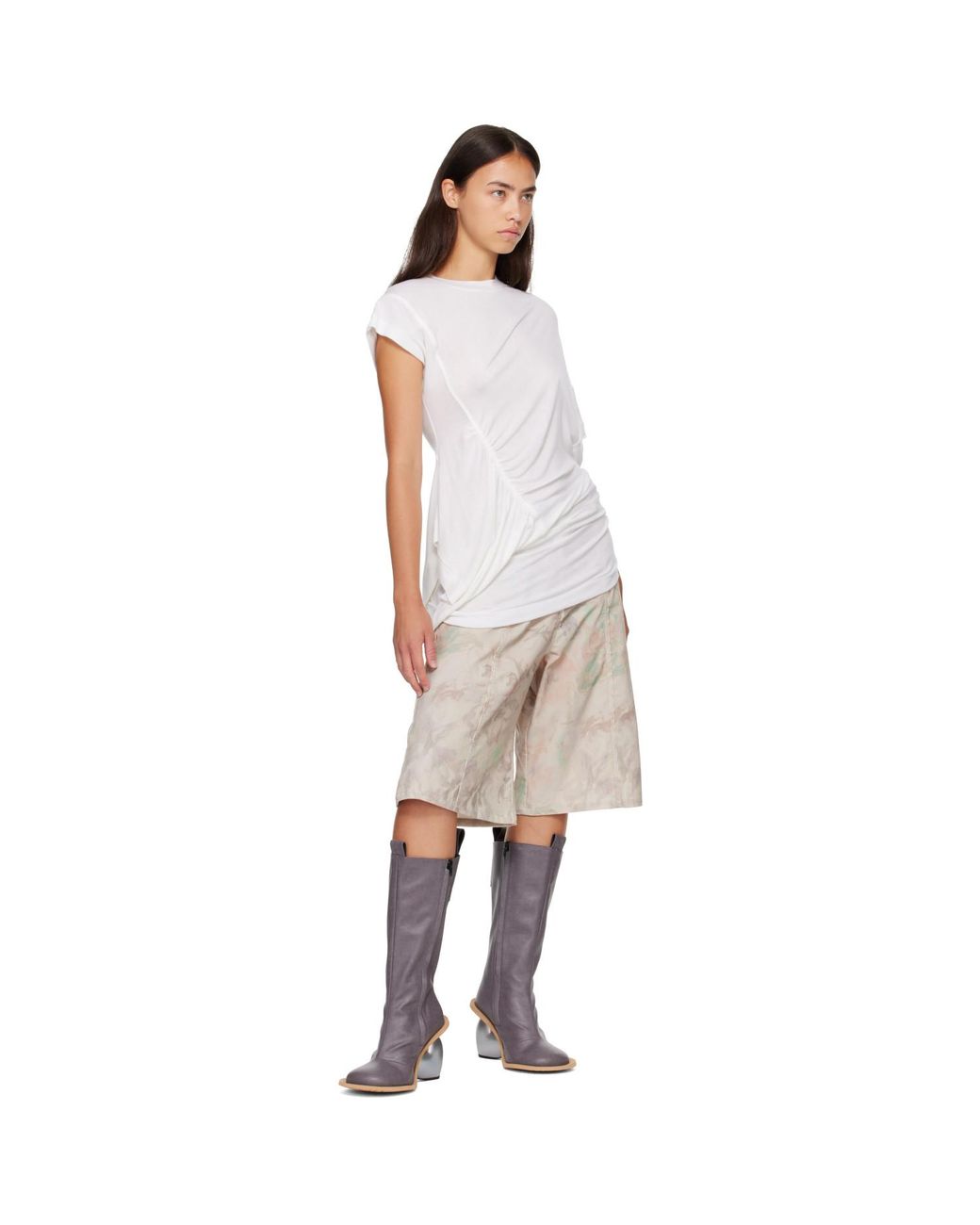 Yume Yume Gray Ssense Exclusive Love Tall Boots