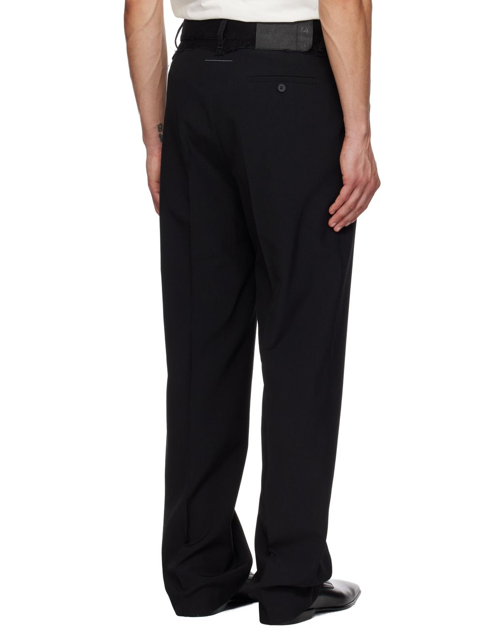 Repced MM6 by Maison Margiela Replaced Waist Trousers in Black for Men | Lyst UK
