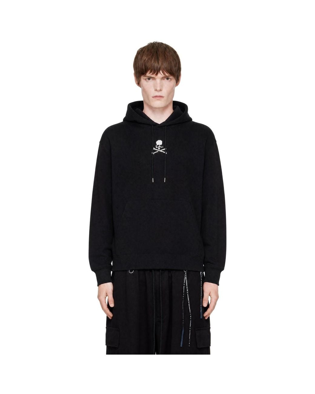 Mastermind Japan Black Loopwheel Hoodie for men
