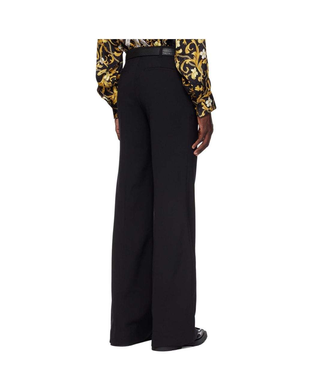 Lu'u Dan Blue Lu'U Bells Bell Bottom Trousers for men