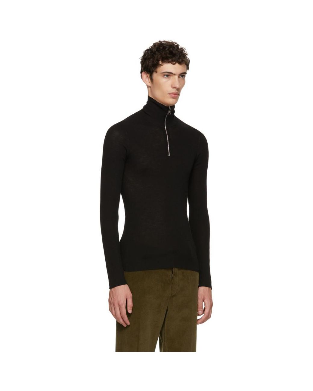 Prada zip shop up turtleneck