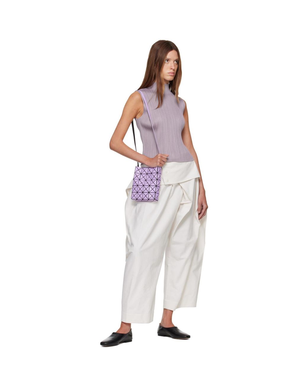 Issey Miyake Purple Prism Gloss Bag